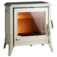 Печь-камин SEDAN L эмаль слоновая кость (INVICTA)