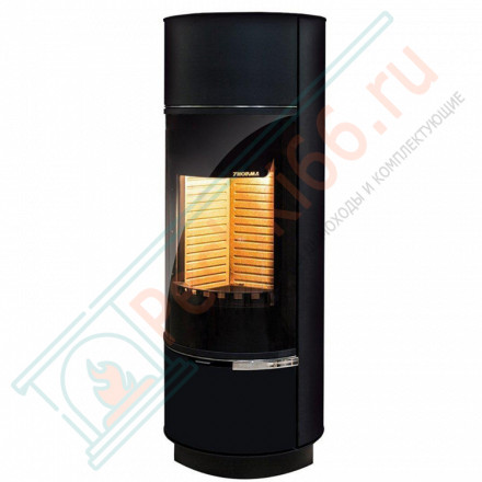 Печь-камин Atika Steel, черная (Thorma)