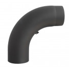 Колено 90° черное, бесшовное, с ревизией d-120 (Darco) Колено 90° черное, бесшовное, с ревизией d-120 (Darco)