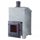 Чугунная печь для бани Гефест Гроза 18 (М) Президент Талькохлорит (ТехноЛит)