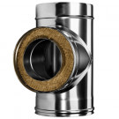 Тройник 90° с изол (НЕРЖ-321/0,8-НЕРЖ-439/0,5) d-300/380 (Дымок-Lux)