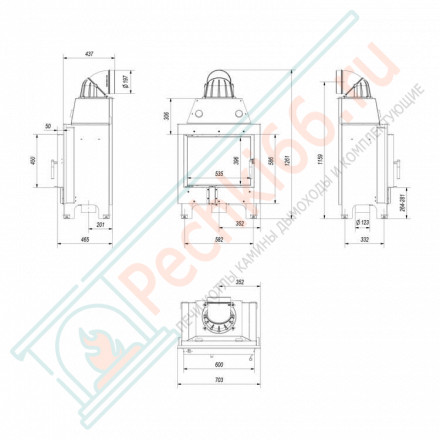 Стальная топка MBM (Kratki)