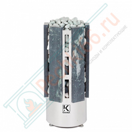 Электрокаменка FORTA 12 kW, в облицовке талькохлорит (KARINA) до 16 м3