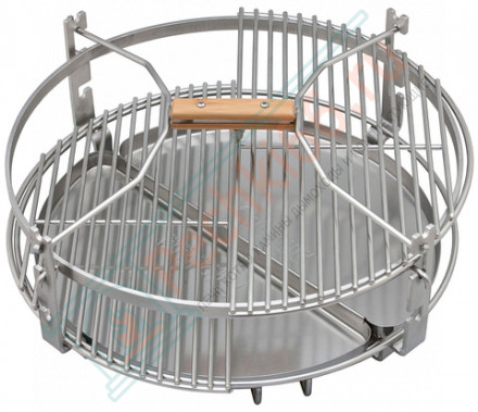 Гриль из керамики с ножками и столиками Le Chef Red (Monolith)