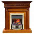 Каминокомплект Valletta - Орех с очагом Danville Brass FB2 Каминокомплект Valletta - Орех с очагом Danville Brass FB2