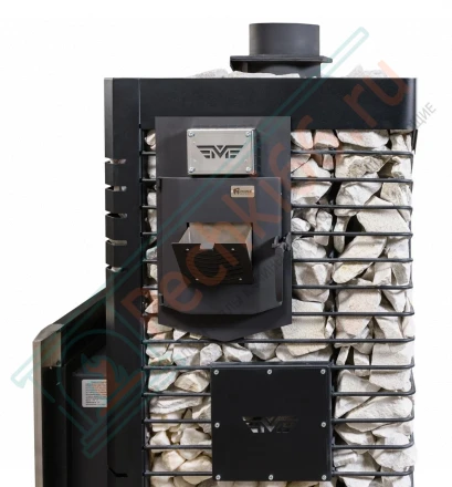 Печь для бани из нержавеющей стали № 06МСП - Н 03, с парогенератором (Тройка) до 36 м3