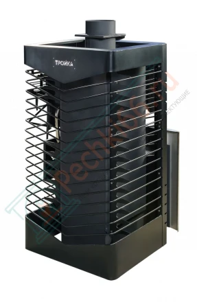 Печь для бани из нержавеющей стали № 06МСП - Н 03, с парогенератором (Тройка) до 36 м3