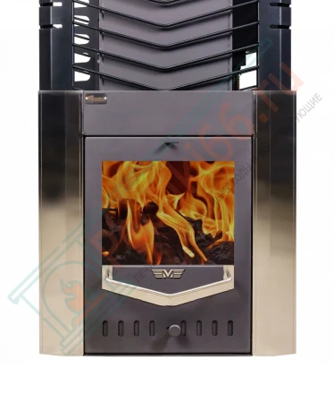 Печь для бани из нержавеющей стали № 06МСП - Н 03, с парогенератором (Тройка) до 36 м3