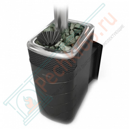 Печь для бани Гейзер XXL 2017 Inox Витра ЗК антрацит (T.M.F) до 24 м3