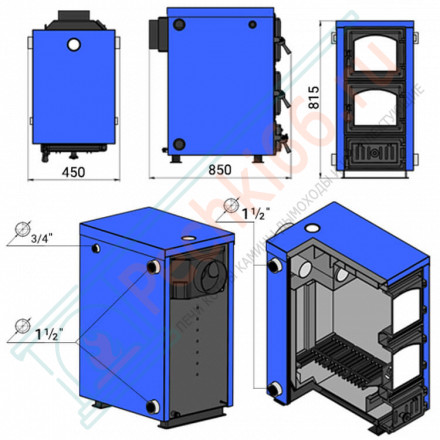 Отопительный котел Олимп-20 (Везувий) 20 кВт