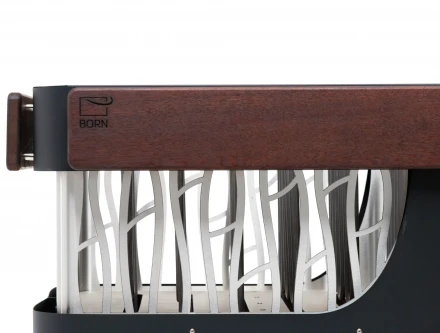 Электрическая печь BORN Stone Black 110E, 11 кВт