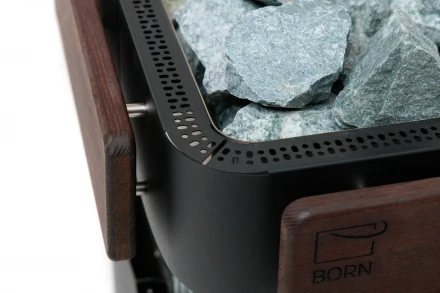 Электрическая печь BORN Stone Black 110E, 11 кВт