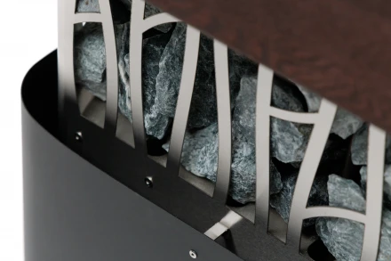 Электрическая печь BORN Stone Black 110E, 11 кВт