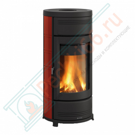 Печь-камин Helga EVO, цвет красный (La Nordica)