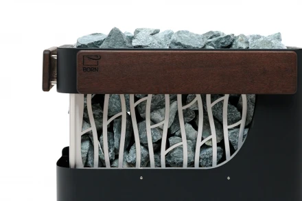 Электрическая печь BORN Stone Black 135E, 13,5 кВт