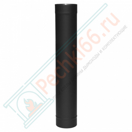 Труба VBR черная L=1000 (НЕРЖ-439/0,8) d-200 (Вулкан)