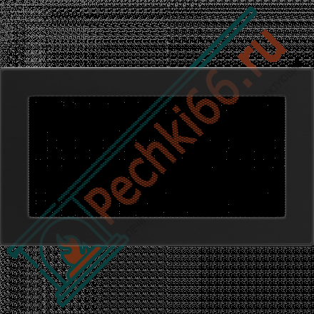 Вентиляционная решетка для камина 170х300, черная (FireWay)