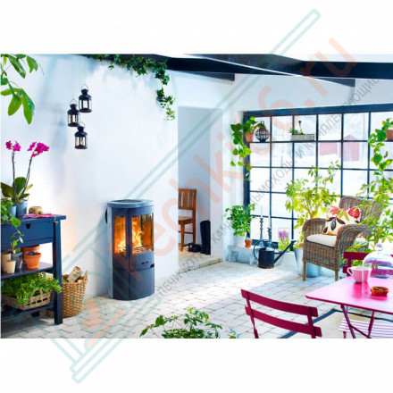 Печь-камин 860T Style, цвет черный (Contura)