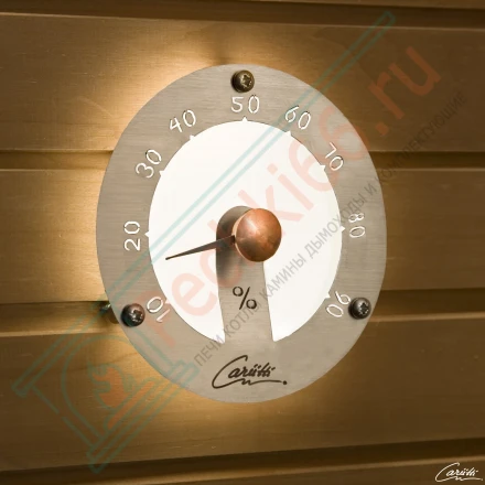 Гигрометр для сауны Cariitti черный, требуется 1 оптоволокно D=2-4 мм