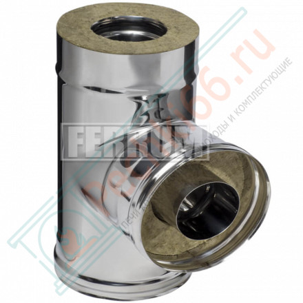 Сэндвич тройник 90° (НЕРЖ-430/0,5-НЕРЖ-430/0,5) d-180/280 (Ferrum GS)