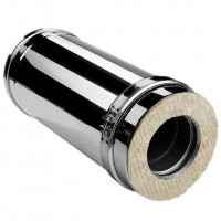 Сэндвич труба V50R с изол L=500 (AISI-321/0,8-AISI-304/0,5) d-250/350 (Вулкан-Cerablanket)