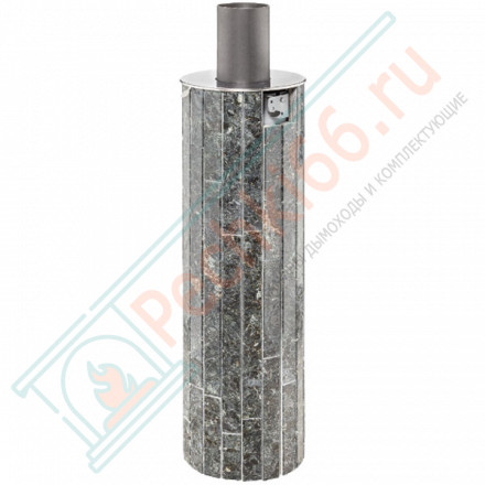 Дымоход - конвектор Пироксенит наборный, d-115, L=1000 мм (Feringer)