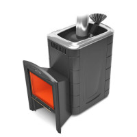 Печь для бани T.M.F Гейзер Супер Inox Витра ЗК антрацит