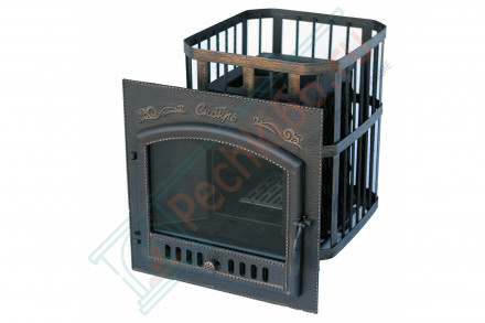 Банная печь "Сибирь-25" (дверка 700х700) (Сибирь-Премиум)