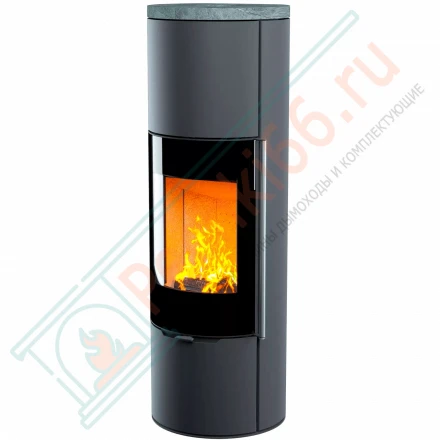 Печь-камин R1.0 XL Plus с круглой задней стенкой и высотой 1500 мм (Астов)
