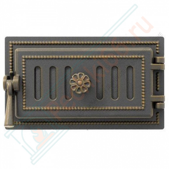 Дверца поддувальная чугунная 236, бронза (Везувий) в Кирове