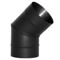 Отвод VBR 45º черный (НЕРЖ-439/0,8) d-150 (Вулкан)