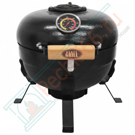 Керамический гриль TRAVELLER SG12 PRO T, 30,5 см / 12 дюймов (черный) (Start Grill)