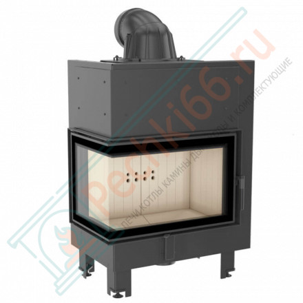 Стальная топка MBM/L/BS/SG, гнутое стекло (Kratki)