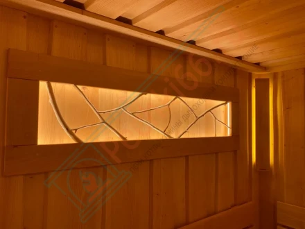 Светильник Woodson угловой со светодиодной лентой, дуб (24V)