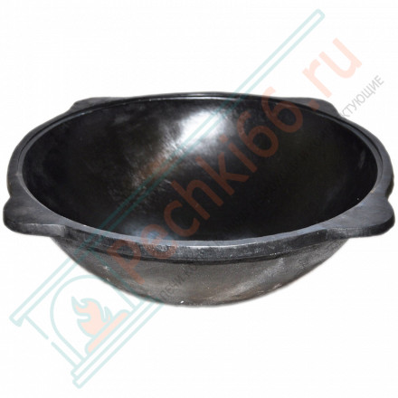 Узбекский казан с крышкой сковородой, плоское дно 10 л. (Наманган DAVR METALL)