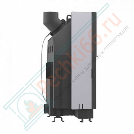 Топка Вега 800 B принтинг черный шамот (Экокамин)