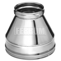 Сэндвич конус (НЕРЖ-430/0,5-НЕРЖ-420/0,5) d-150/210 (Ferrum GS) Сэндвич конус (НЕРЖ-430/0,5-НЕРЖ-420/0,5) d-150/210 (Ferrum GS)