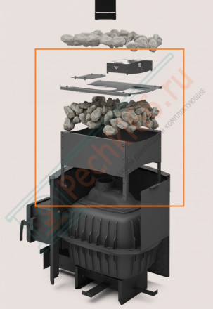 Закрытая каменка БЫЛИНА-18 (Теплодар)
