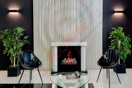 Электрический Каминокомплект Vancouver - Черный лак с очагом Cassette 600 NH