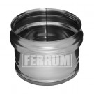 Заглушка-внешняя (НЕРЖ-430/0,5) d-80 (Феррум)