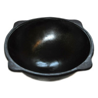 Узбекский чугунный казан круглое дно 100 л. без крышки (Наманган DAVR METALL)