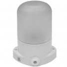 Светильник "ВЕЗУВИЙ" для сауны ("Белый", арт.400) Прямой