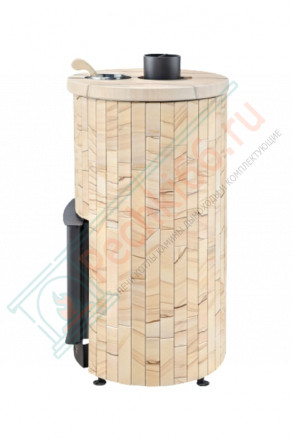 Дровяная банная печь Ферингер УЮТ-18 "Окаменевшее дерево наборный" до 18 м³