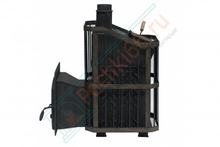 Чугунная печь для бани"Сибирь-25" (дверка 545х545) с закрытой каменкой (Сибирь-Премиум)