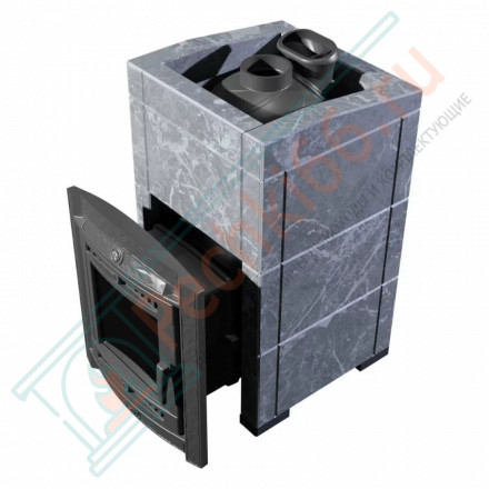 Банная печь Атмосфера XL+, в облицовке талькохлорит (ProMetall)