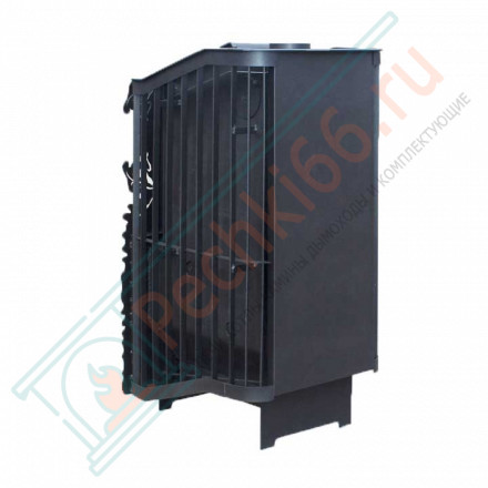 Печь банная Терма Каменка укороченная топка, панорама (Варвара)