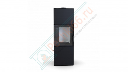 Печь-камин Quadroom, золотая сталь (Defro-Home) 9,6кВт