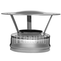 Оголовок для сэндвич дымохода (НЕРЖ-430/0,5-ОЦИНК/0,5) d-200/280 (Ferrum GS-Z)