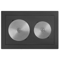 Чугунная плита двухконфорочная 5В (Веувий)