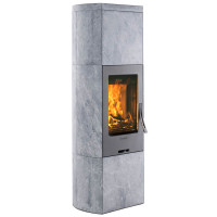 Печь-камин 34T, талькомагнезит, цвет топки серый (Contura)